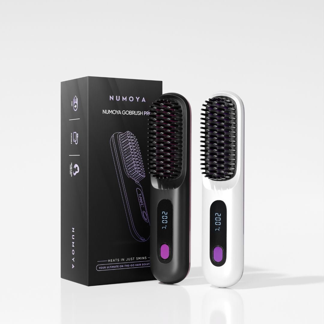 [NEW] Numoya Portable Straightener Brush - GoBrush PRO - NUMOYA