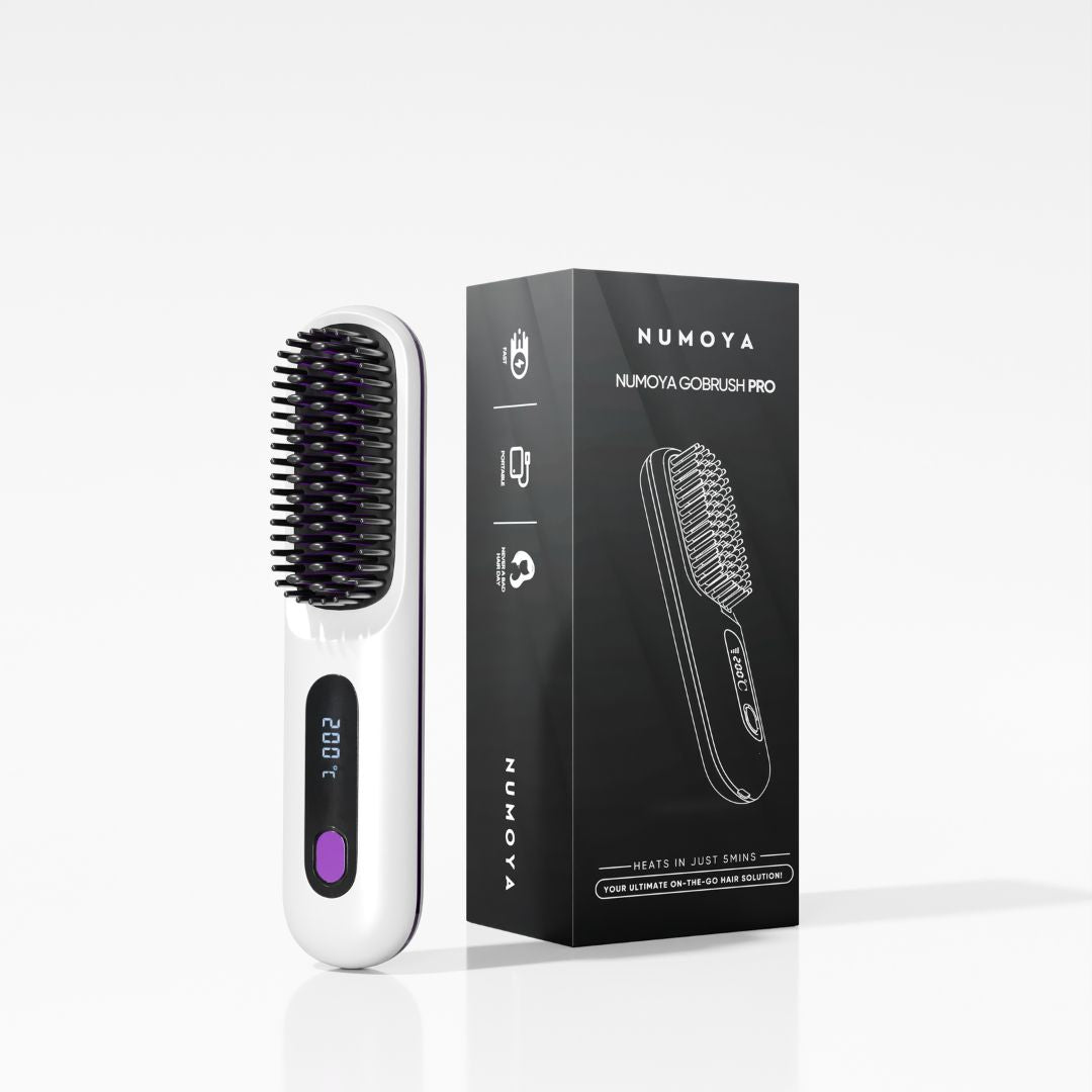 [NEW] Numoya Portable Straightener Brush - GoBrush PRO - NUMOYA