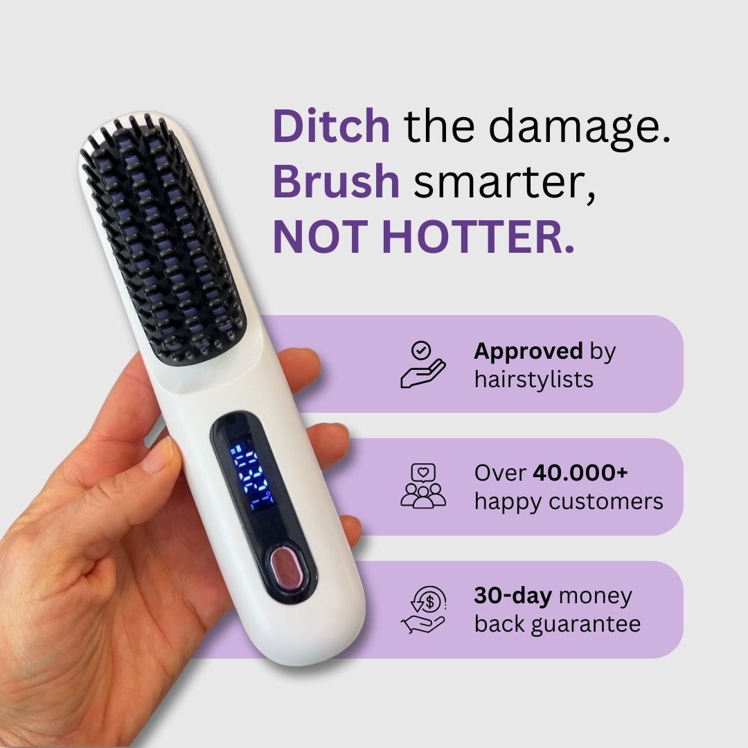 [NEW] Numoya Portable Straightener Brush - GoBrush PRO - NUMOYA