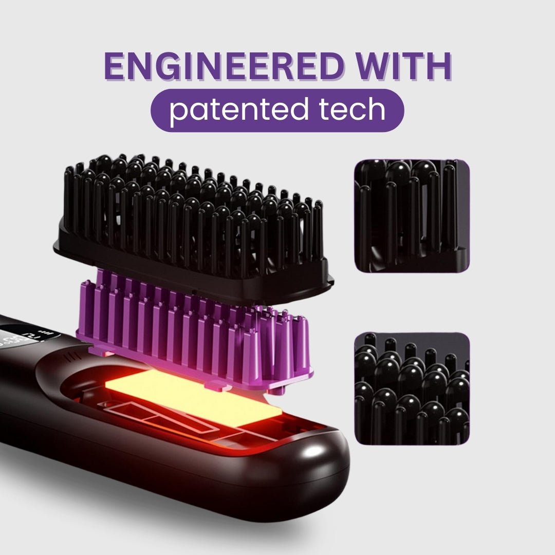 [NEW] Numoya Portable Straightener Brush - GoBrush PRO - NUMOYA