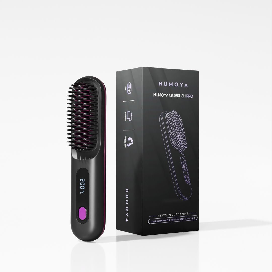 [NEW] Numoya Portable Straightener Brush - GoBrush PRO - NUMOYA