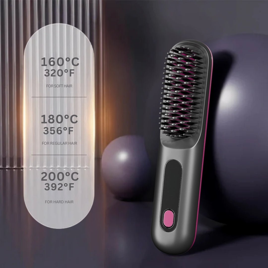 [NEW] Numoya Portable Straightener Brush - GoBrush PRO - NUMOYA